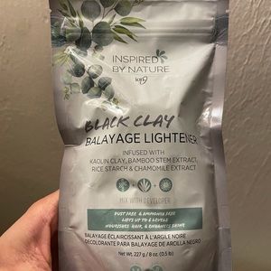 Balayage lightener for hair.